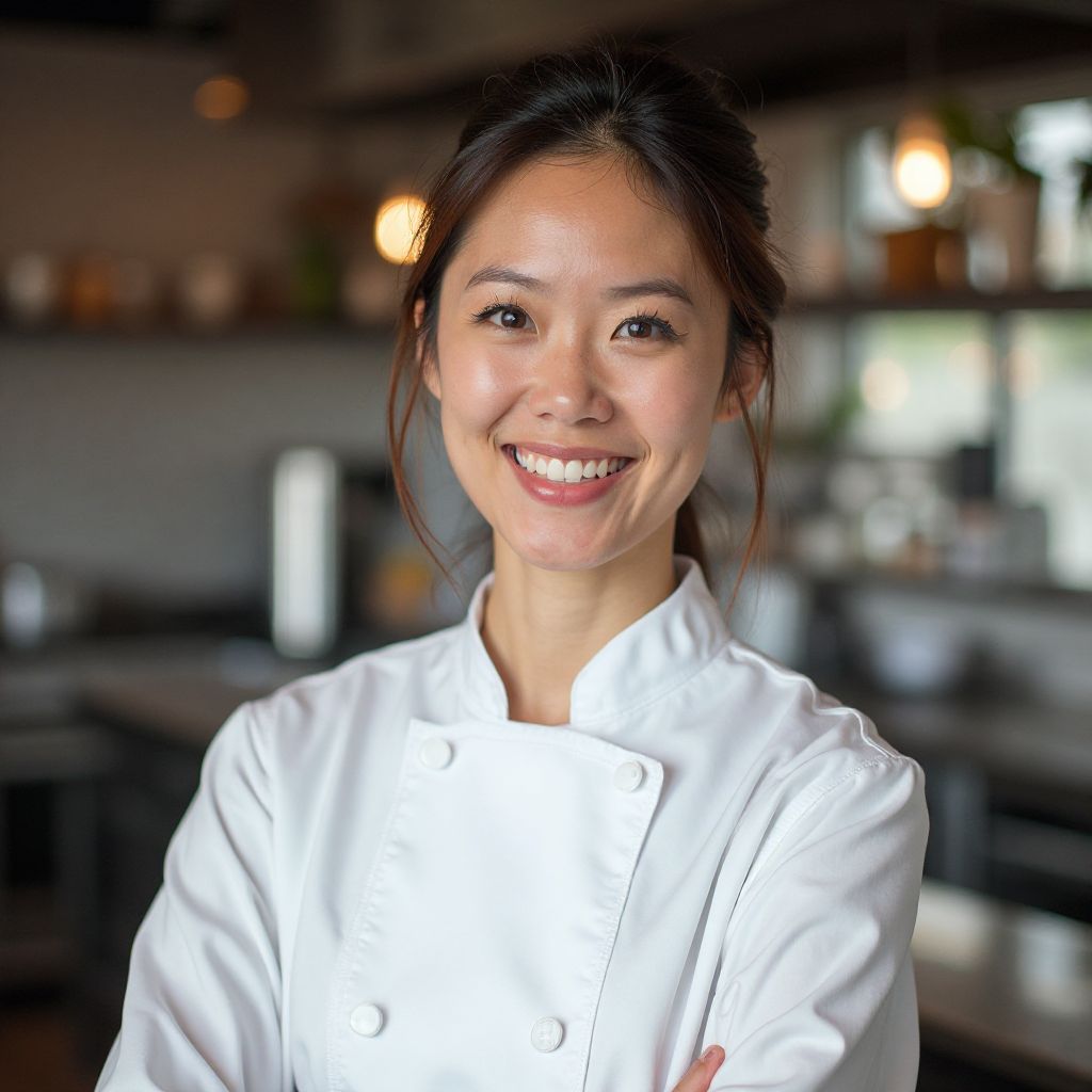Female Australian chef portrait