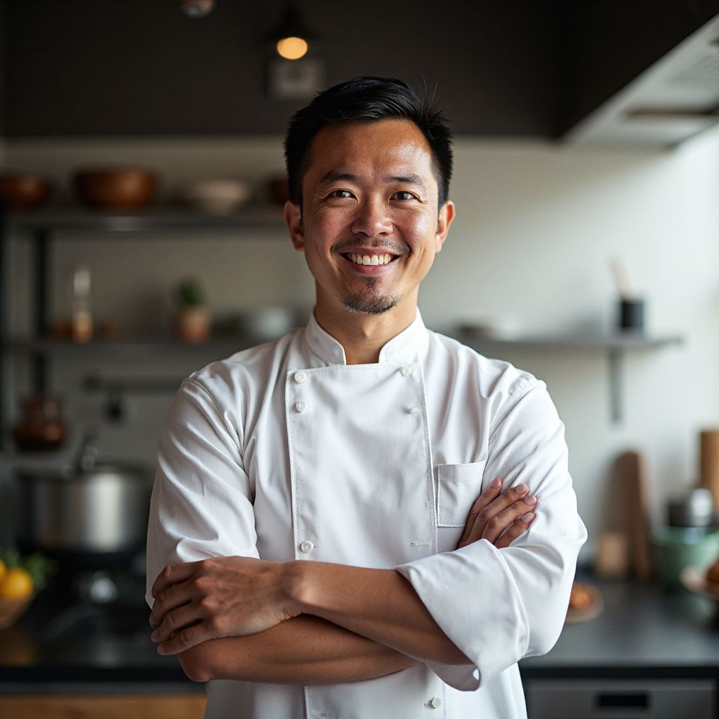 Marcus Liang head chef and recipe developer